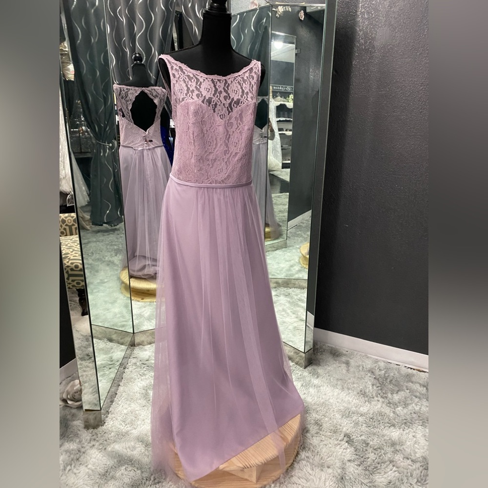 Alfred Angelo 8642  L Lilac Bridesmaid Gown
